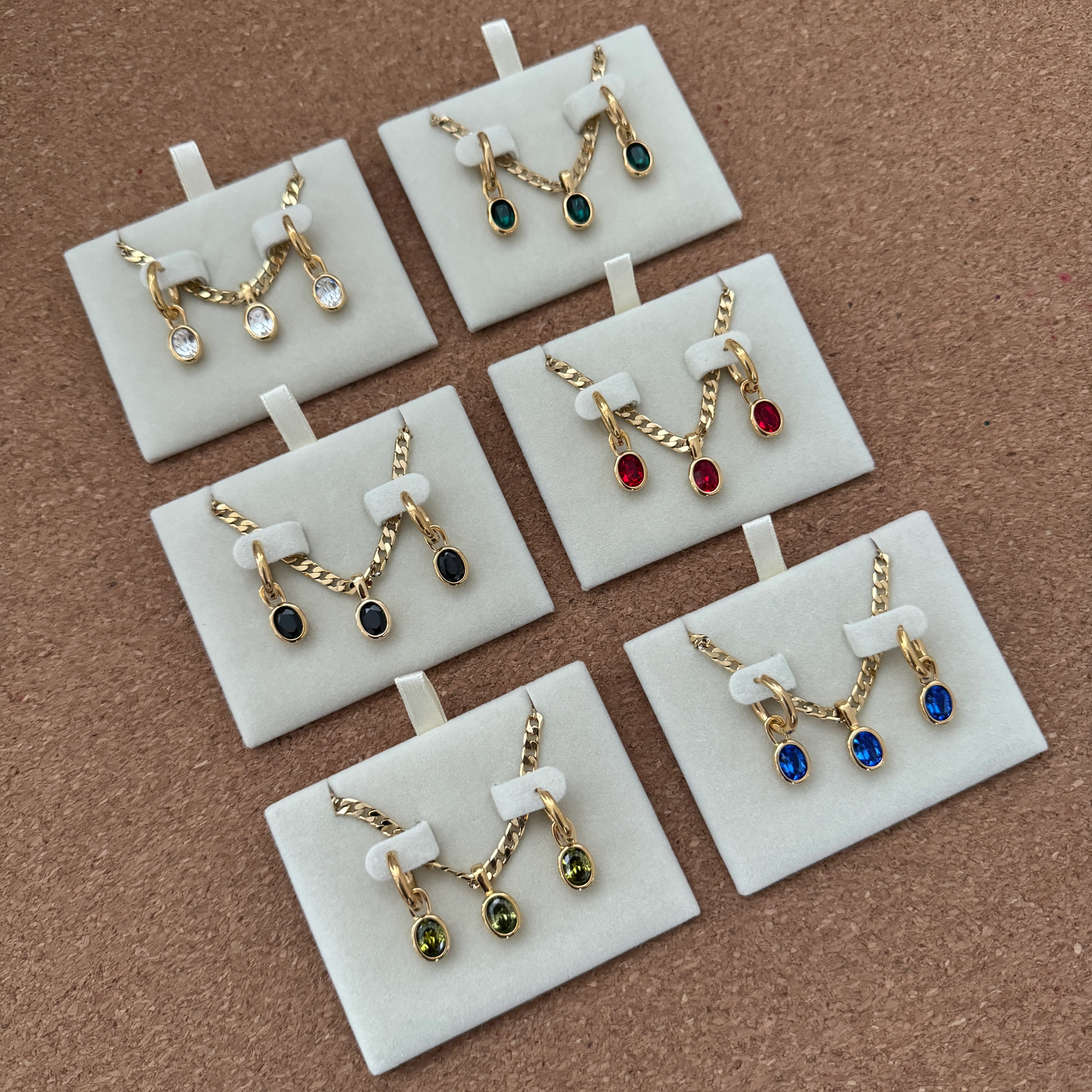 Bella Necklace - Crystal - Image 6