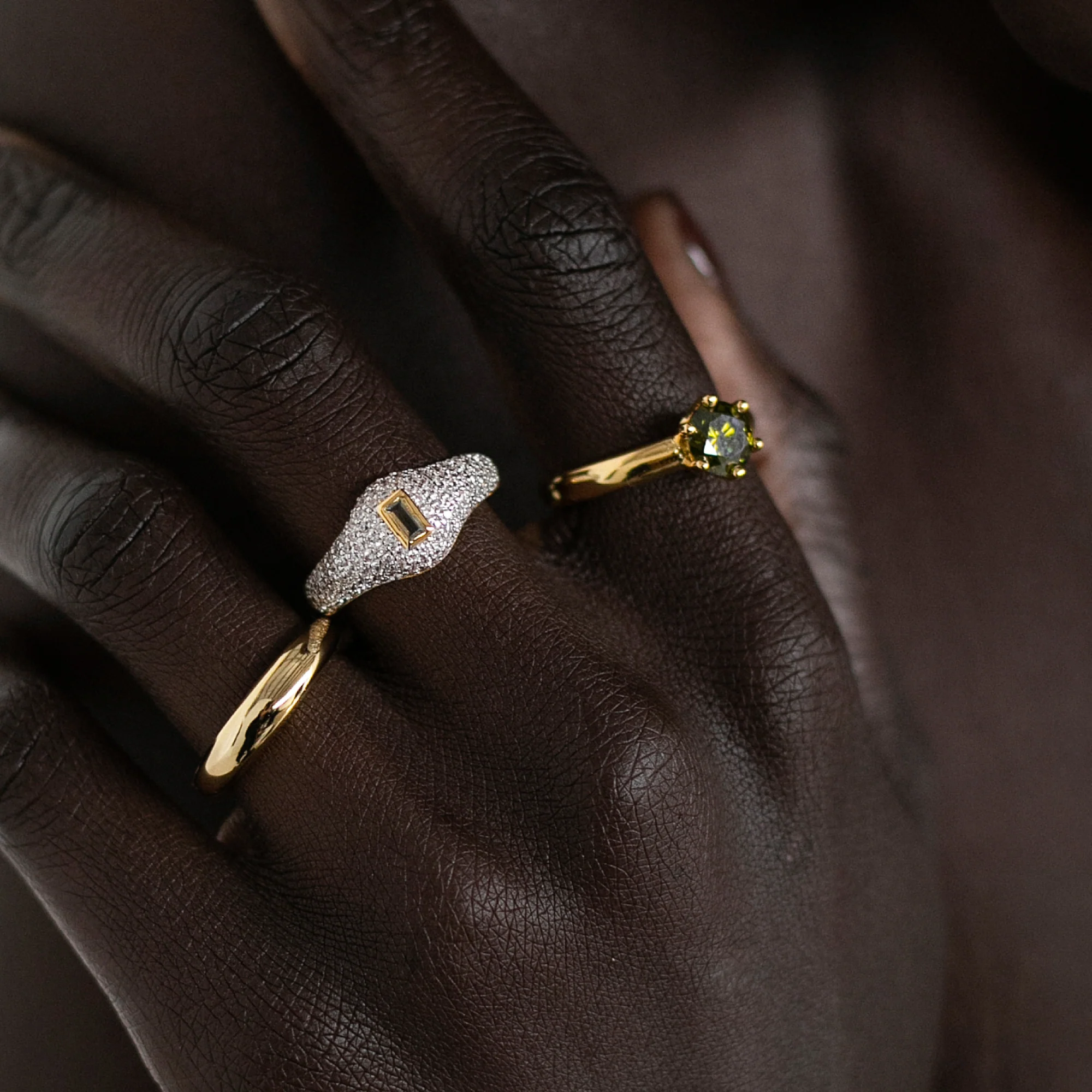 Dakota Ring - Olivine - Image 3