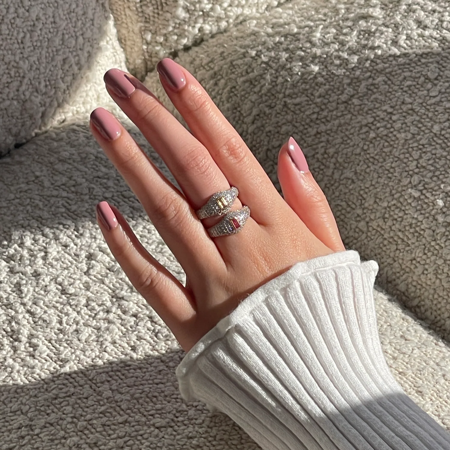 Harriet Ring - Olivine - Image 4