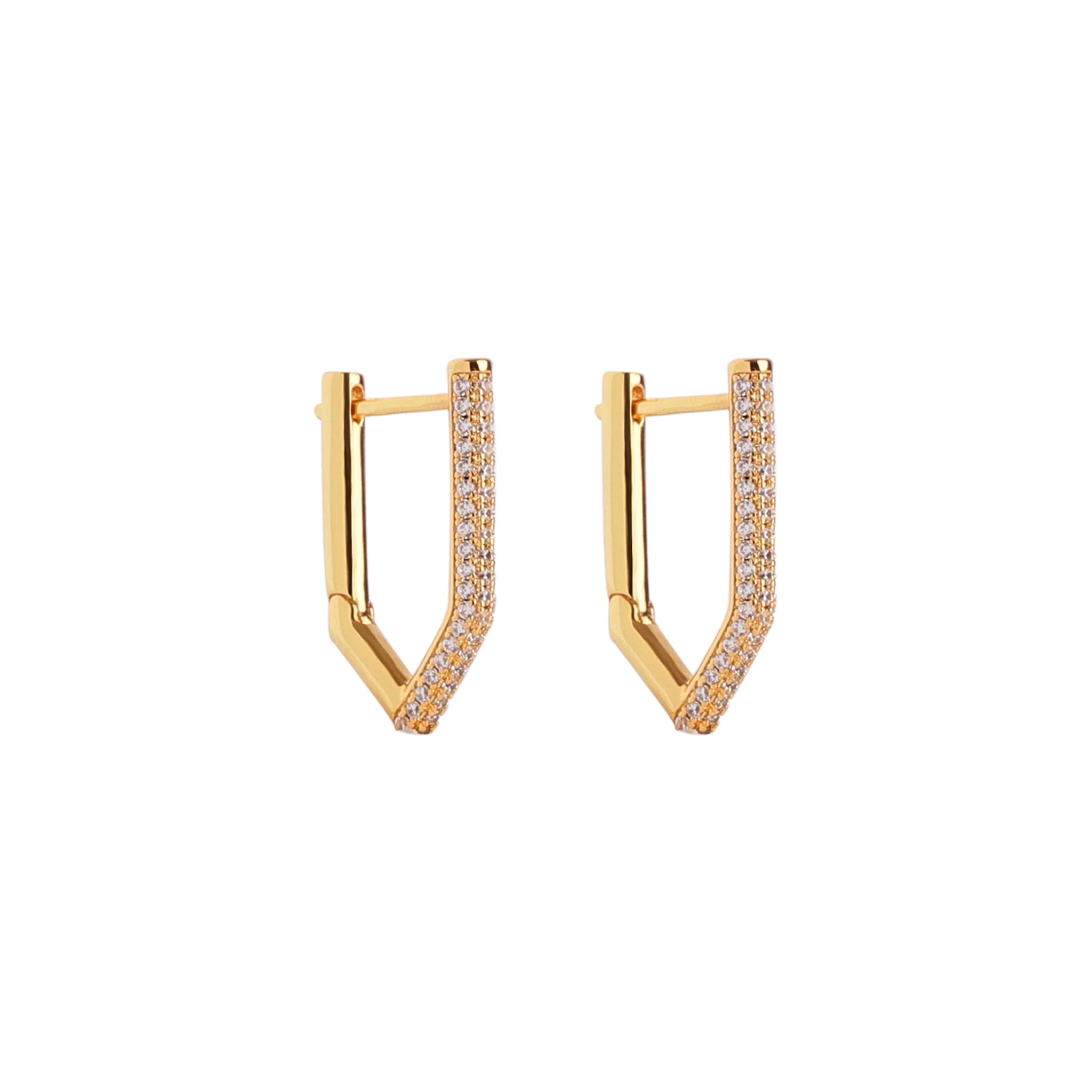 Jodi Earrings with Crystals