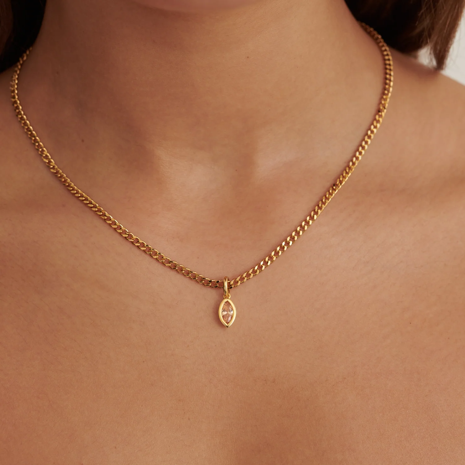 Kaia Necklace - Champagne - Image 2