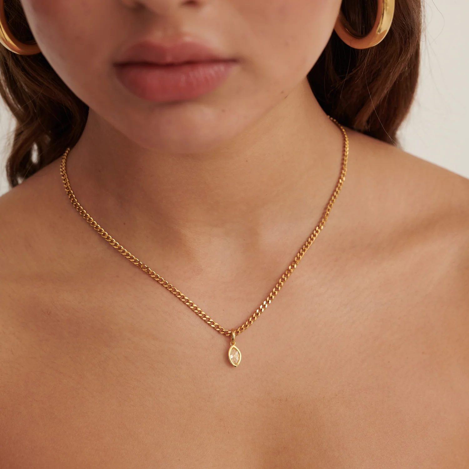 Kaia Necklace - Crystal - Image 3