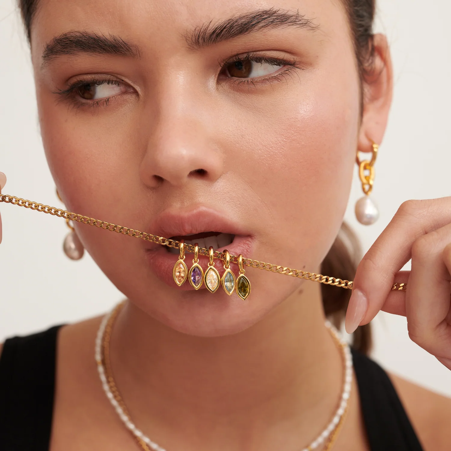 Kaia Necklace - Olivine - Image 2