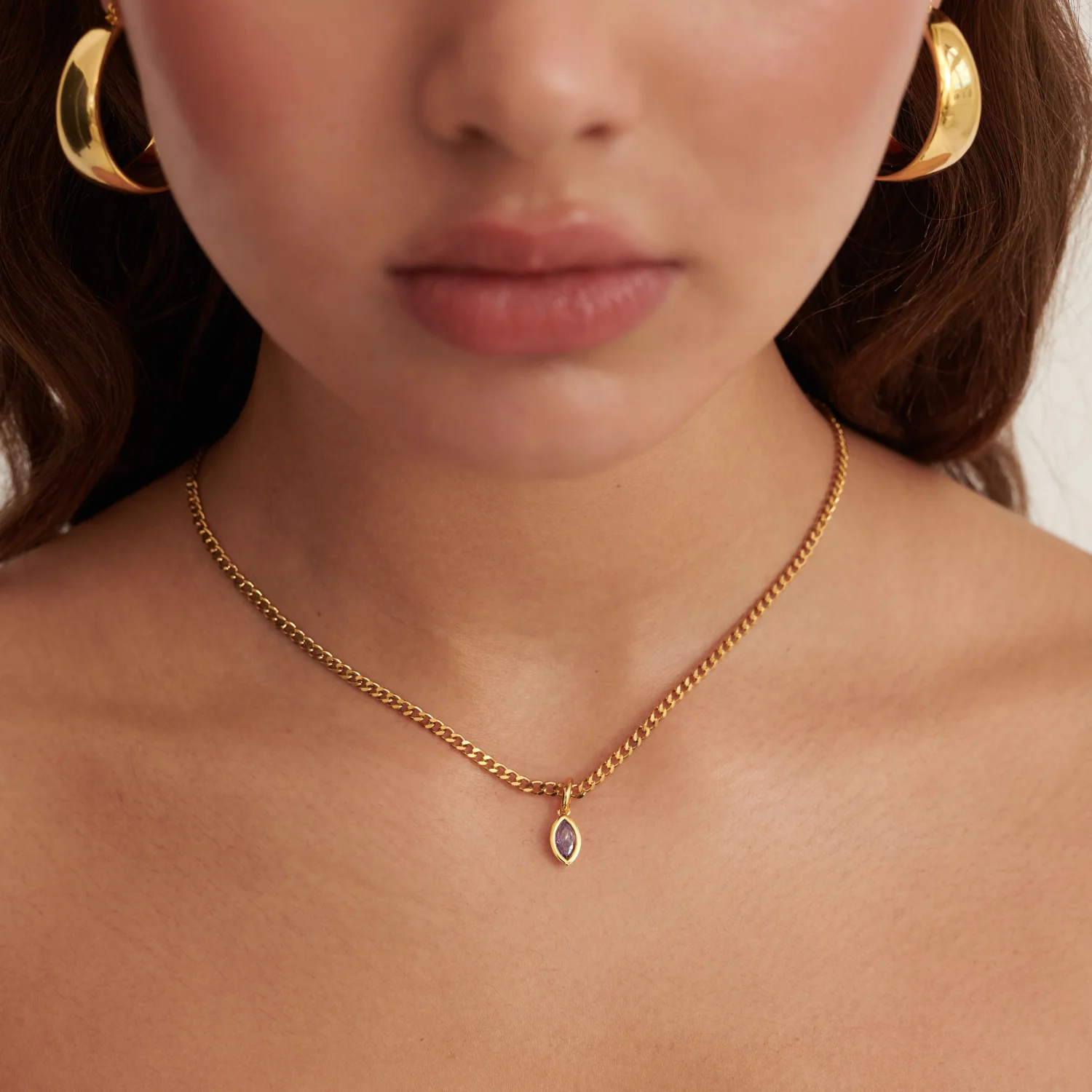 Kaia Necklace - Violet - Image 2