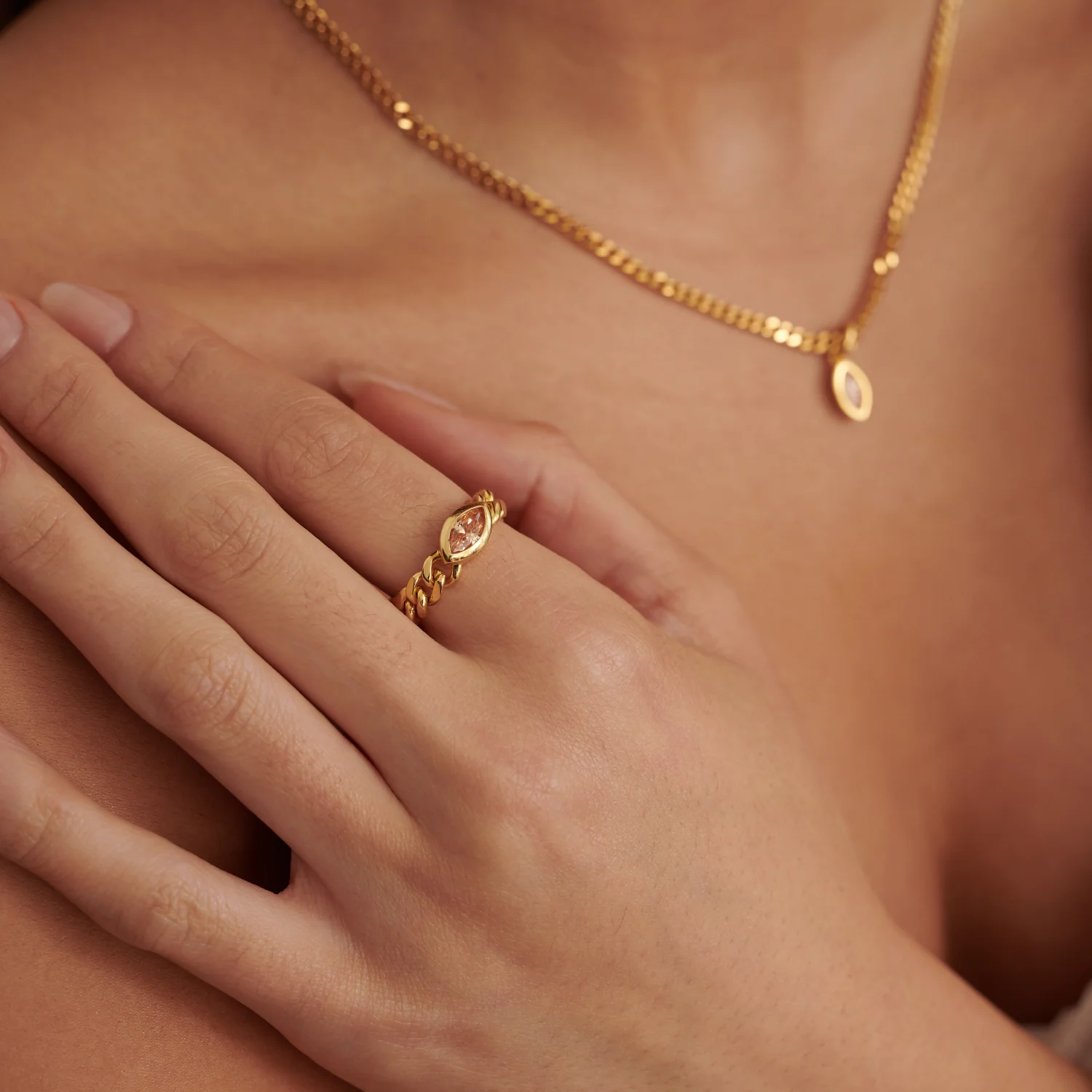 Kaia Ring - Champagne - Image 2