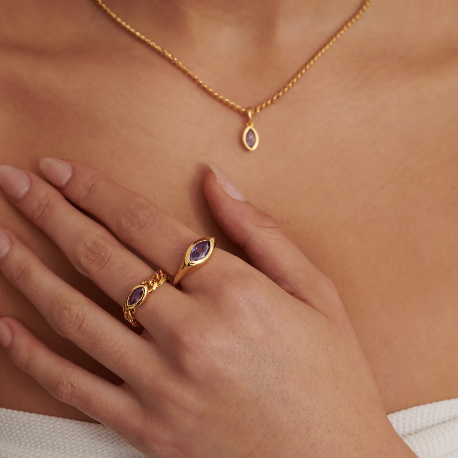 Kaia Ring - Violet - Image 3