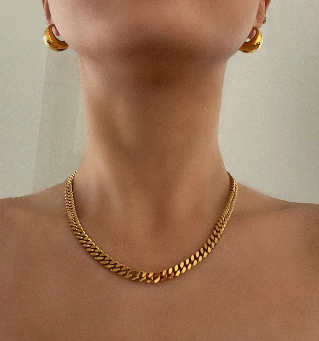 Macy Hoops - Gold - Image 3