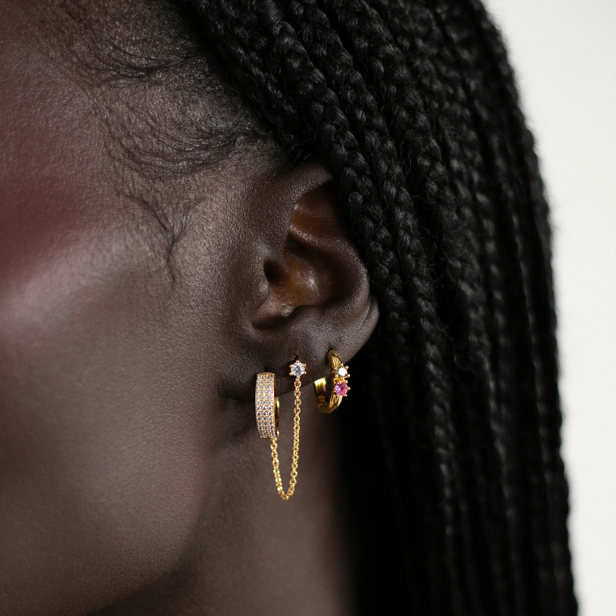 Maeve Earrings - Crystal - Image 2