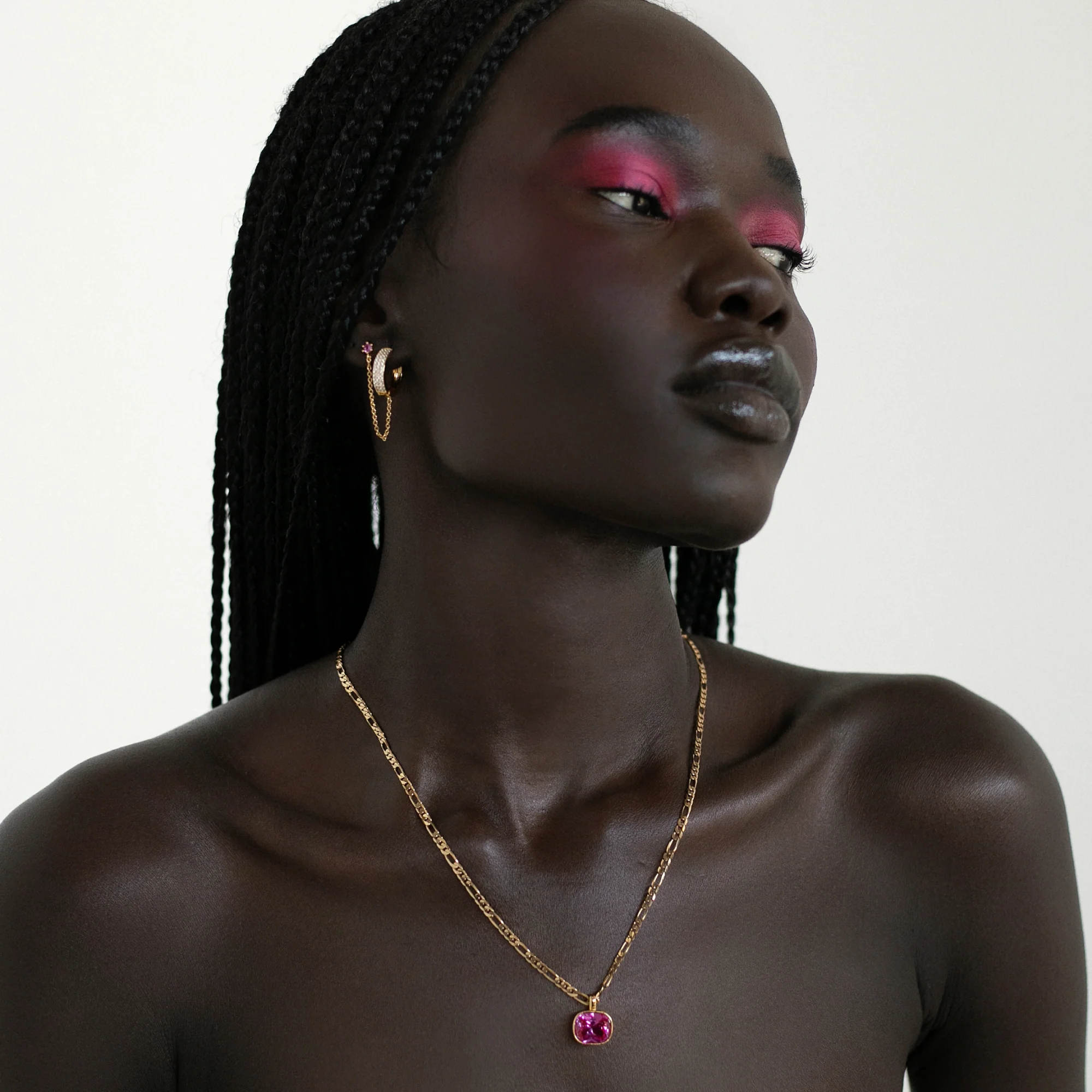 Maeve Earrings - Pink - Image 3