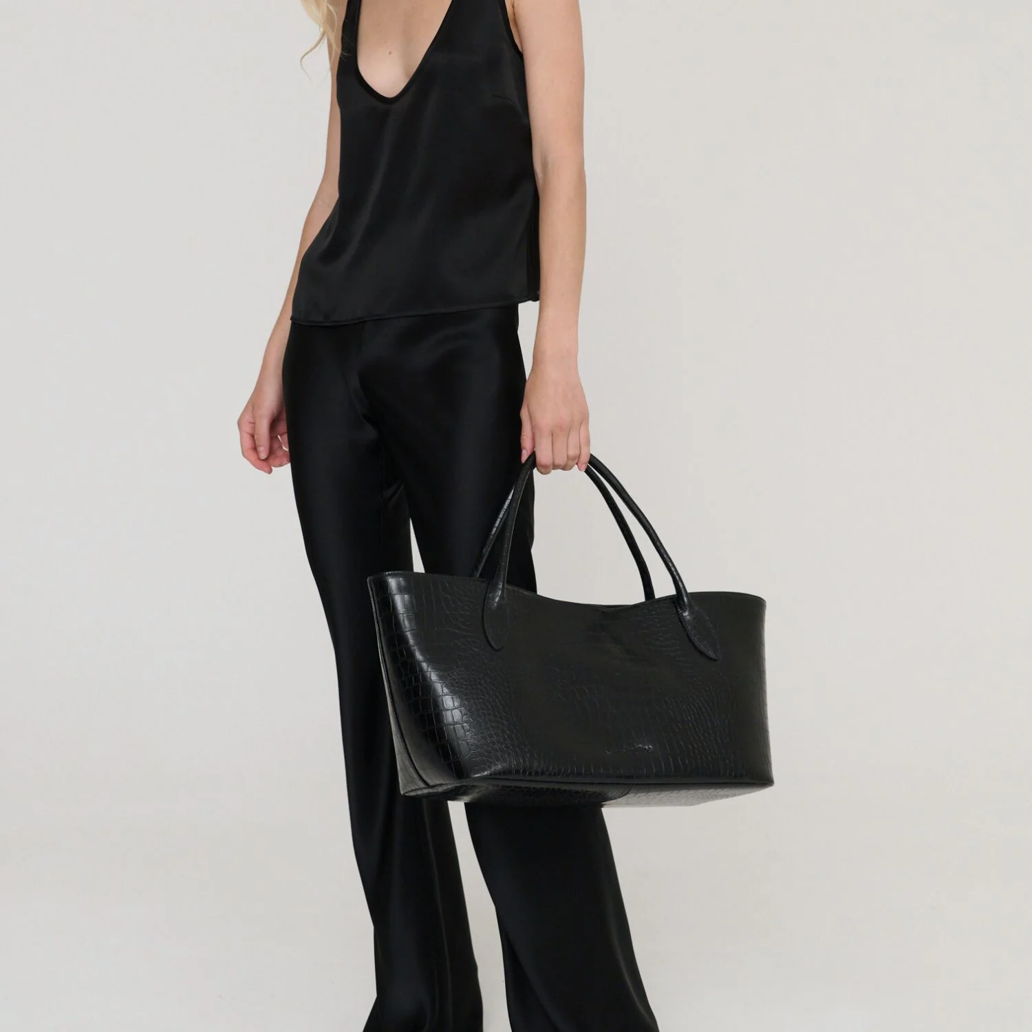 Marlow Tote - Croc Embossed - Image 7
