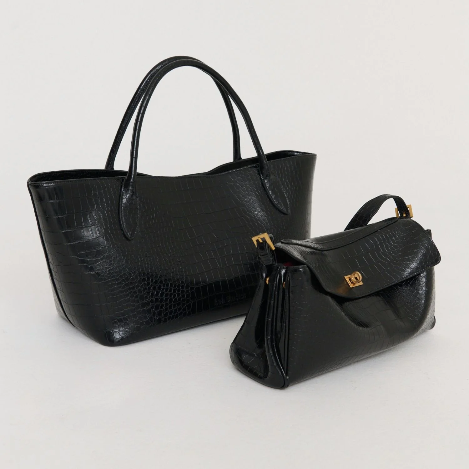 Marlow Tote - Croc Embossed - Image 8