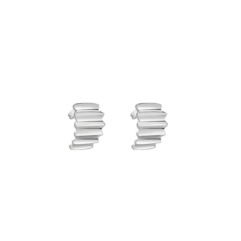 Mia Earrings - Silver - Image 2