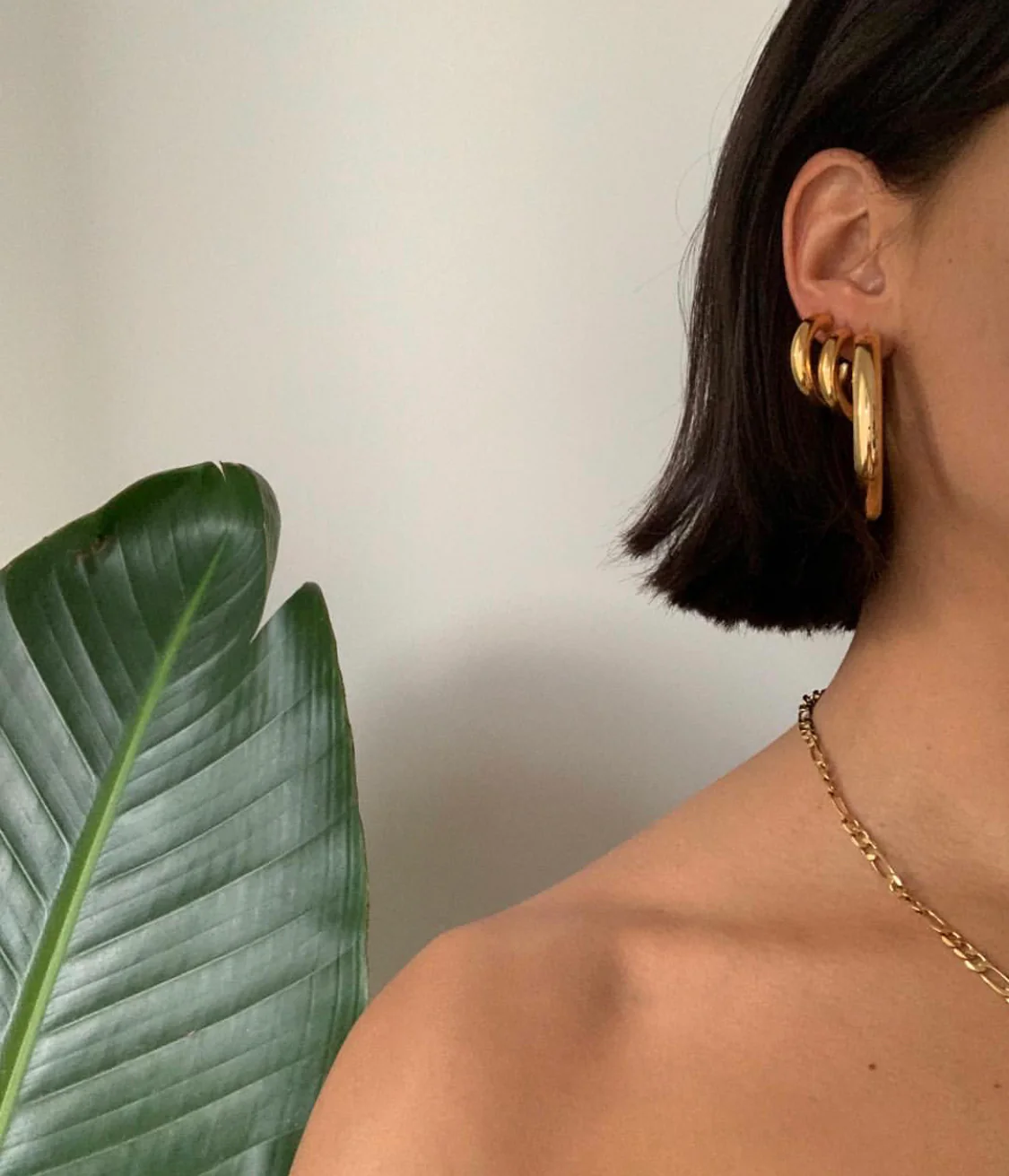 Mini Kennedy Hoops - Gold - Image 2