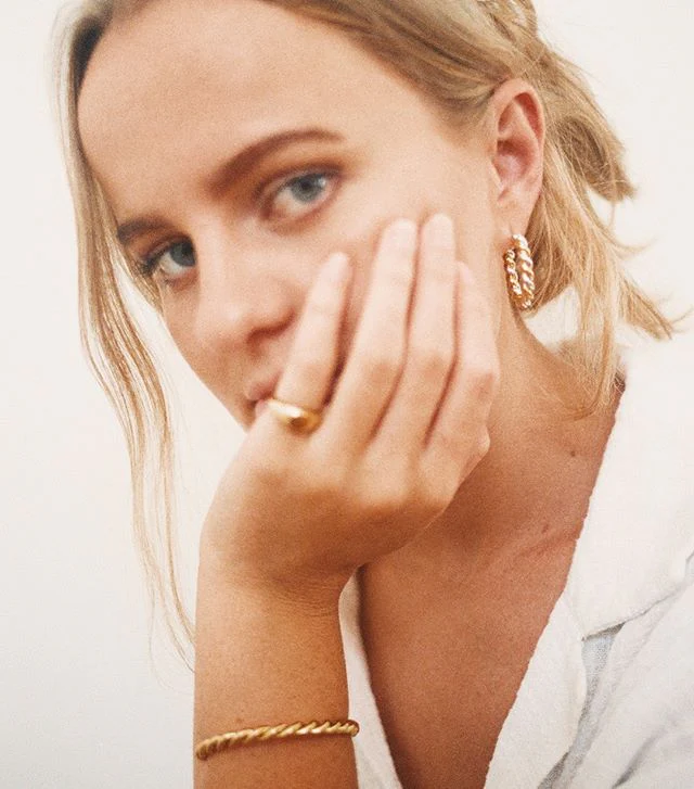 Sofia Hoops - Gold - Image 3