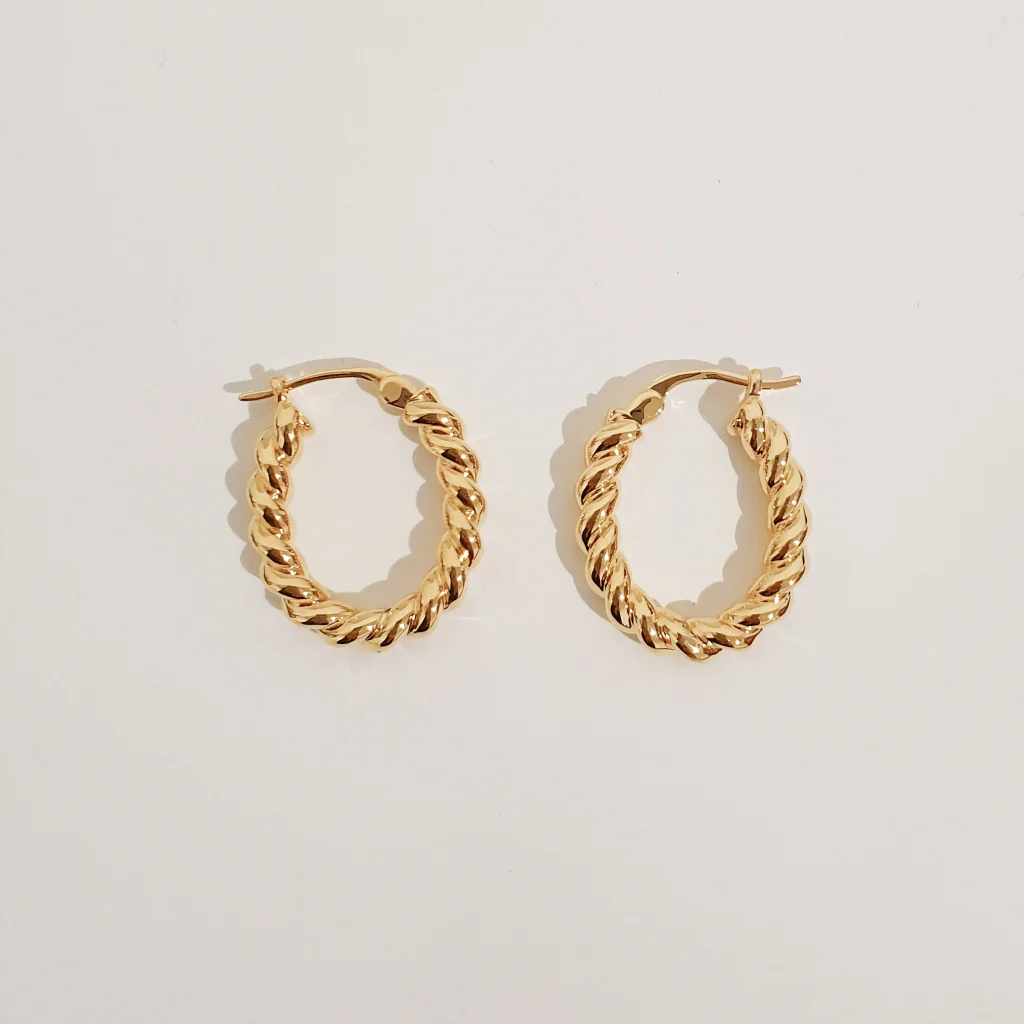 Sofia Hoops - Gold - Image 6