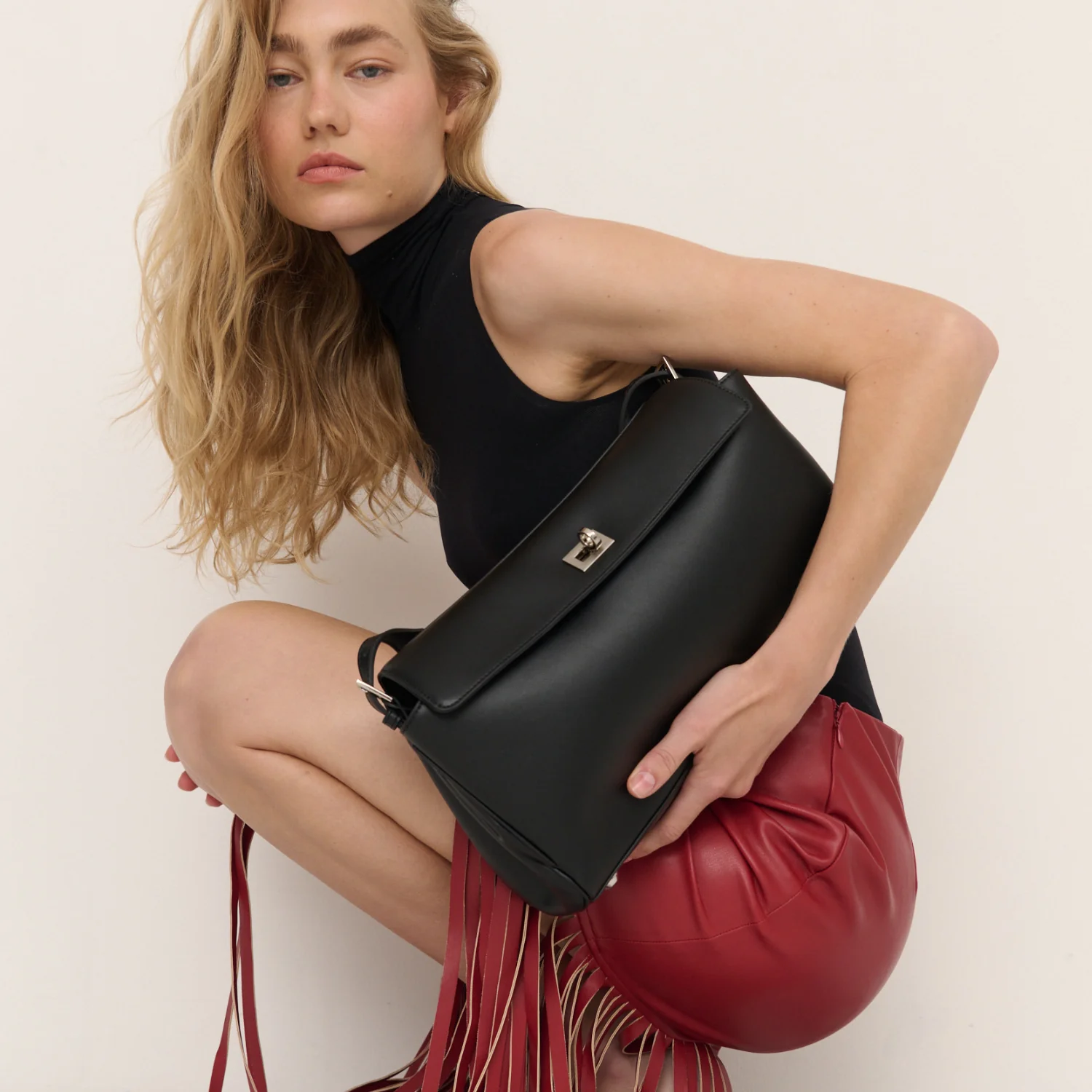 Valentina Bag - Black Silver - Image 3