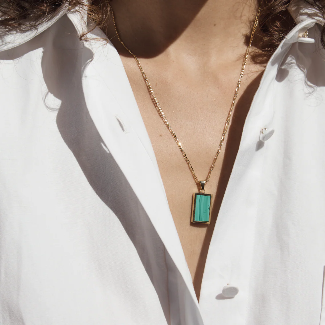 Willow Necklace - Malachite - Image 3