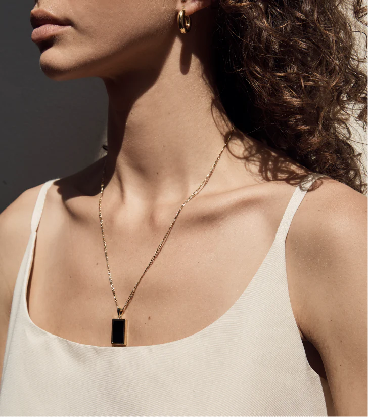 Willow Necklace - Onyx - Image 8