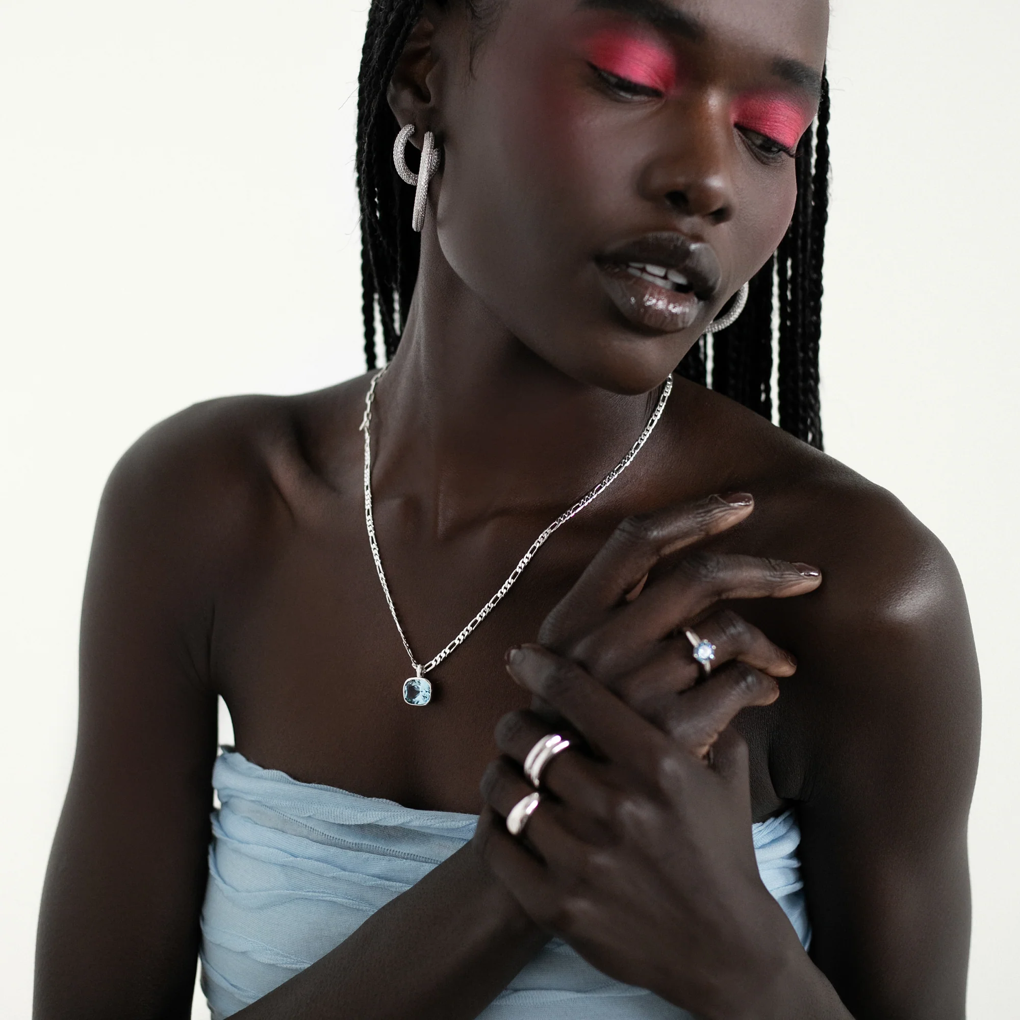 Zephyr Necklace - Blue - Image 3